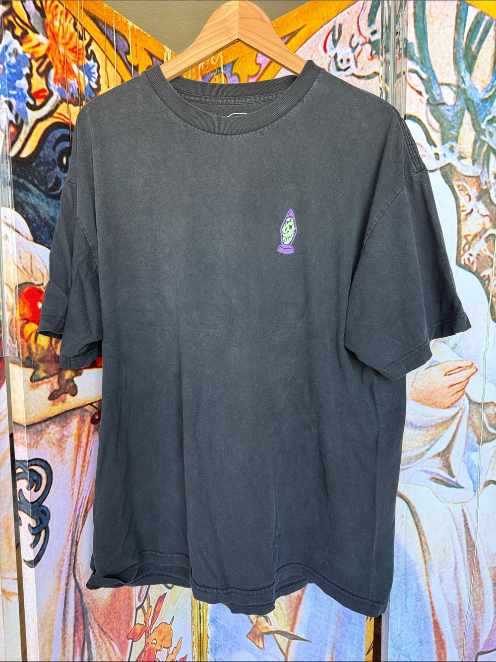 Lurking class  sketchy tank T shirt glow in dark print xl